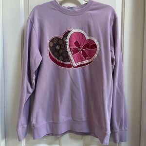 Living Fully by Mallory Ervin Valentine’s Sweatshirt- Box of Chocolates